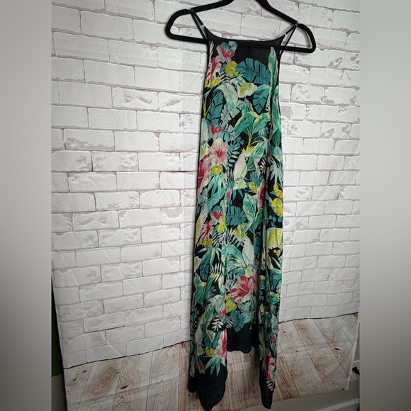 Johnny Was Tropical Botanical Maxi Dress | Resortcore Boho Luxe Island / Size XS - Picture 6 of 10